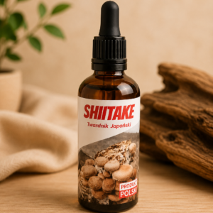 Shiitake ekstrakt alkoholowo-wodny 100 ml – Twardnik japoński