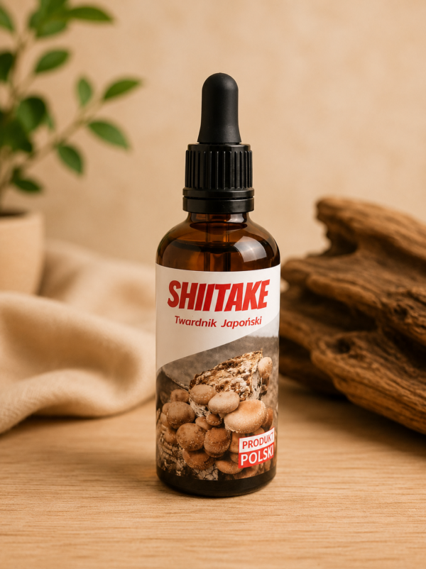 Shiitake ekstrakt alkoholowo-wodny 100 ml – Twardnik japoński
